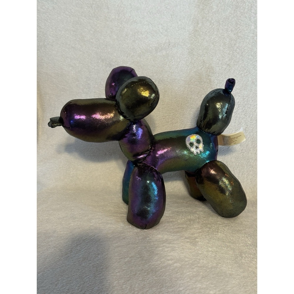Halloween Purple Iridescent Balloon Animal Dog Stuffed/Plush 8"